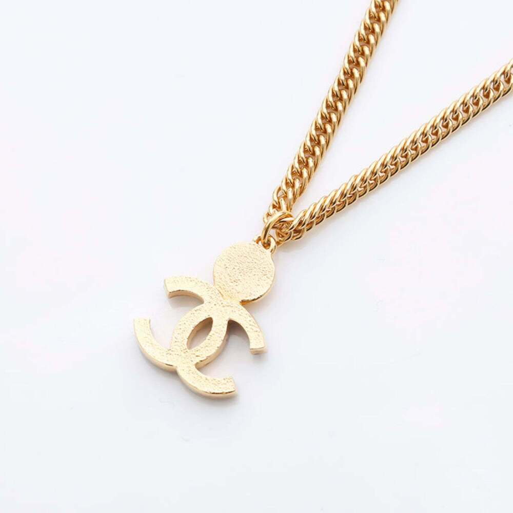 CHANEL Blue Logo Necklace - Picture 7 of 9